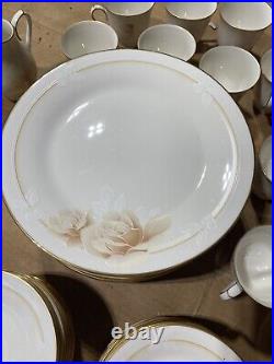Noritake Ivory Devotion 7271 Five Pc Place Setting For Twelve