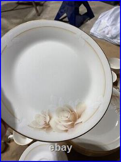 Noritake Ivory Devotion 7271 Five Pc Place Setting For Twelve
