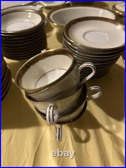 Noritake Ivory Gold King 5675 81 pcs dinnerware china set