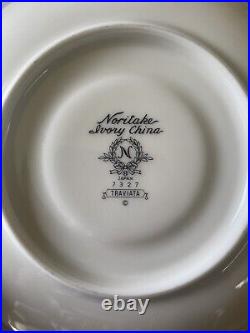 Noritake Ivory Traviata 7327 Five Pc Place Setting For Eight/40pcs