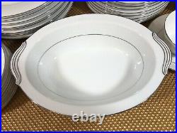 Noritake Japan 46 Piece Dinnerware China WHITEHALL Pattern 1960's Service for 8