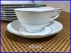 Noritake Japan 46 Piece Dinnerware China WHITEHALL Pattern 1960's Service for 8