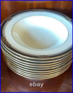 Noritake Japan Bone China Model 9733 Spell Binder 6 Piece, 10 Place Settings +