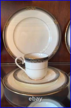 Noritake Japan Bone China Model 9733 Spell Binder 6 Piece, 10 Place Settings +