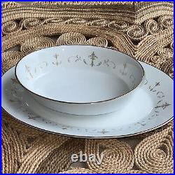 Noritake Japan Courtney 6520 China 24 piece bowls platter cup plates Set Pieces