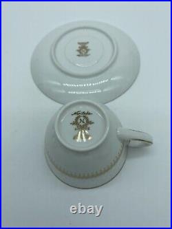 Noritake Japan Irmina China Tea Cup & Saucer Set of 12 Vintage HTF