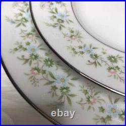 Noritake Japan Savannah 2031 Vintage Floral Plates Set of 24 Pieces