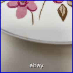 Noritake Jyoto China Rose Plates Set of 4 26cm Pink Floral Glass