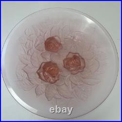 Noritake Jyoto China Rose Plates Set of 4 26cm Pink Floral Glass