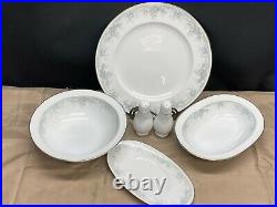 Noritake LIMERICK Ireland #3063 6 Piece Serving Set Chop Plate, Bowls ++