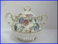 Noritake La Prada Bone China Japan Creamer & Lidded Sugar Set #4703 1991-2002