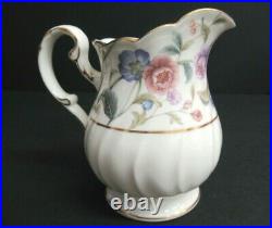 Noritake La Prada Bone China Japan Creamer & Lidded Sugar Set #4703 1991-2002