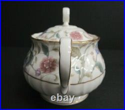 Noritake La Prada Bone China Japan Creamer & Lidded Sugar Set #4703 1991-2002