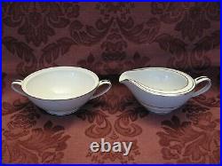 Noritake Laureate China Dinnerware Set for 12 with7 Serving Pcs 90 Pcs Nice