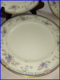 Noritake Lylewood 9760 Bone China Salad Plates. Set Of 5