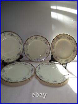 Noritake Lylewood 9760 Bone China Salad Plates. Set Of 5