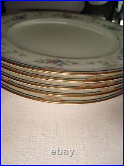 Noritake Lylewood 9760 Bone China Salad Plates. Set Of 5