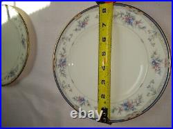 Noritake Lylewood 9760 Bone China Salad Plates. Set Of 5