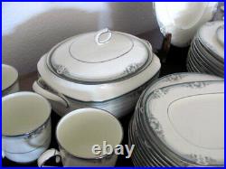 Noritake Lyndenwood China, 62 Pc Set for 11, Includes Serving Pieces