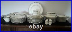 Noritake Lyndenwood China, 62 Pc Set for 11, Includes Serving Pieces