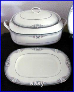 Noritake Lyndenwood China, 62 Pc Set for 11, Includes Serving Pieces