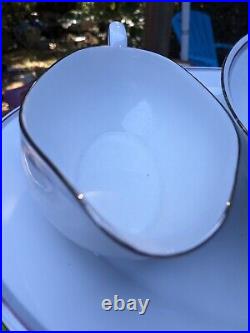 Noritake MALVERNE 3501 Dinnerware. 8 sets plus serving platter & bowl. 52 Pieces