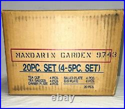 Noritake MANDARIN GARDEN 20 pc DINNER SET NEW IN UNOPENED BOX