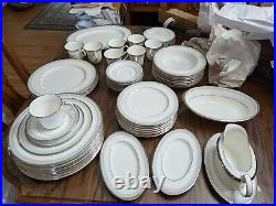 Noritake Manderleigh service for 8 plus extras 58 total pieces