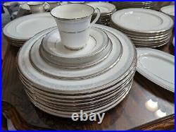 Noritake Manderleigh service for 8 plus extras 58 total pieces