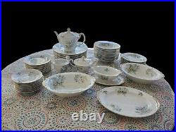 Noritake Marsha Fine China Set 50pc Set Floral Flowers NICE