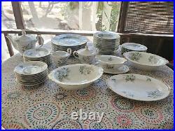 Noritake Marsha Fine China Set 50pc Set Floral Flowers NICE