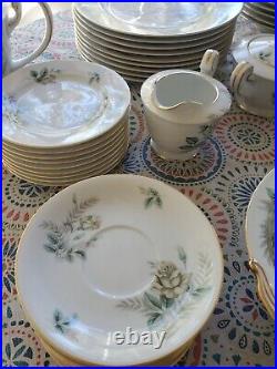 Noritake Marsha Fine China Set 50pc Set Floral Flowers NICE