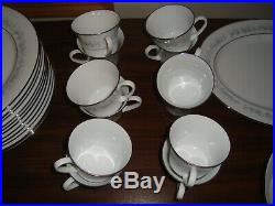 Noritake Marywood 2181 63 Pieces China Set of 12 + 3 Serving Dishes