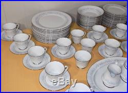 Noritake Marywood fine china set 95 pieces! Service for 10 plus serving pieces
