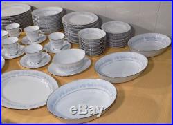 Noritake Marywood fine china set 95 pieces! Service for 10 plus serving pieces