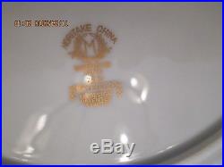 Noritake Mayfield China Service for 12, 6 piece place settings with fruit bowl