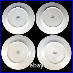 Noritake Metropolitan Platinum Rim Dinner Plate set of 4 Unused 23cm 4338