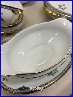 Noritake Modesta Bird Of Paradise 12-7 Pc Place Settings & Serving Pieces MINT
