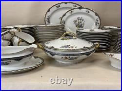 Noritake Modesta Bird Of Paradise 12-7 Pc Place Settings & Serving Pieces MINT