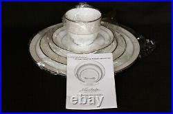 Noritake Montvale Platinum 5-piece Dinnerware Set New