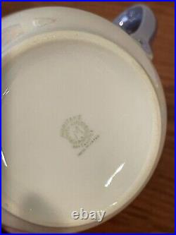 Noritake Morimura China Lusterware Blue Pearlized Iridescent 21 PCS Teapot Set