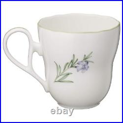 Noritake Mug & Plate Pair Set Tableware Microwave Safe Bone China Green Japan