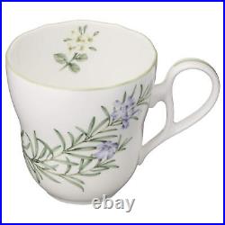 Noritake Mug & Plate Pair Set Tableware Microwave Safe Bone China Green Japan