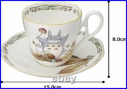 Noritake My Neighbor Totoro Tea Coffee Mug Cup & Plate Pair Set Ghibli New Japan