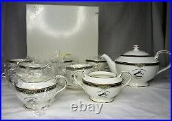 Noritake Nipper Dog 17 Pc. Fine Bone China Coffee/Tea Set-NOS