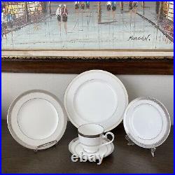 Noritake Odessa Platinum 5-Piece Place Setting New In Original Box