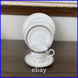 Noritake Odessa Platinum 5-Piece Place Setting New In Original Box