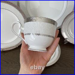 Noritake Odessa Platinum 5-Piece Place Setting New In Original Box