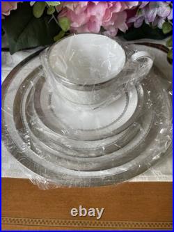 Noritake Odessa Platinum 5-Piece Place Setting New Original Box