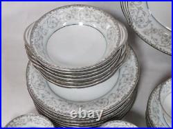 Noritake Oxford China 46pcs Gravy Boat, Platter, Lugged Bowls, Fruit & Veg. Bowl
